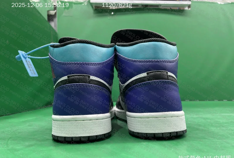 Air Jordan 1 Mid Court Purple Tropical Twist 3
