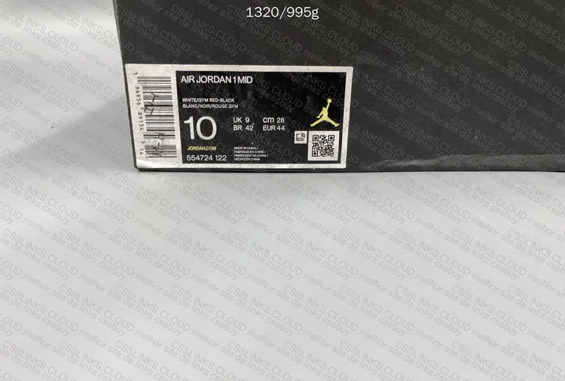 Air Jordan 1 Mid 'Metallic Red' 10