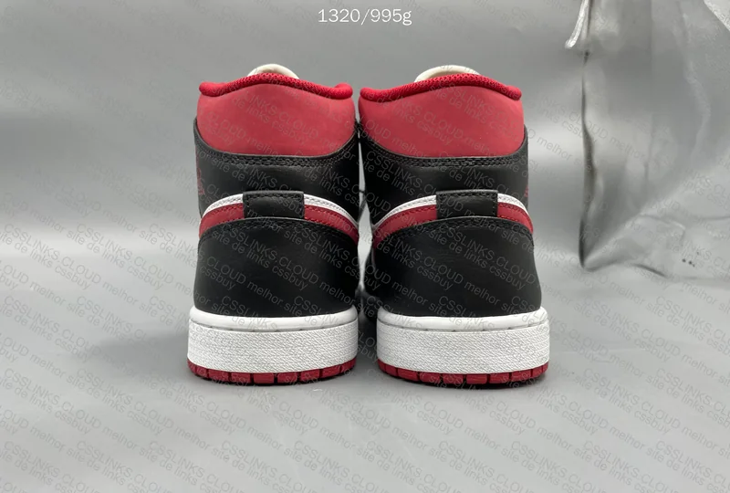 Air Jordan 1 Mid 'Metallic Red' 6