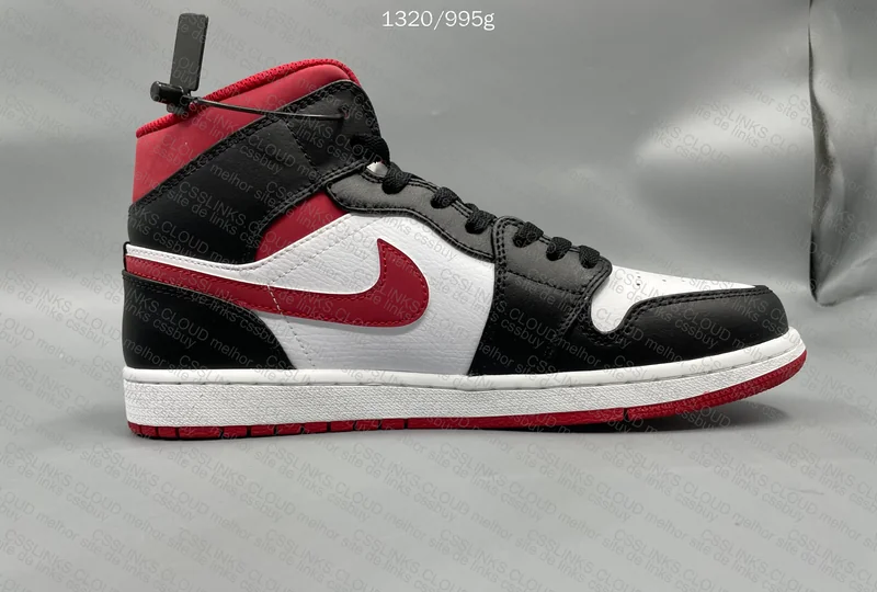 Air Jordan 1 Mid 'Metallic Red' 7