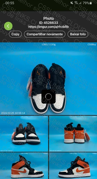 Air Jordan 1 Mid SE Black Starfish White Noir 6