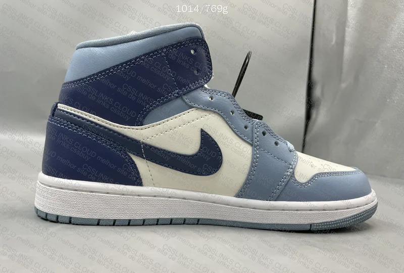 Air Jordan 1 Mid (White Blue) (GL?) 6