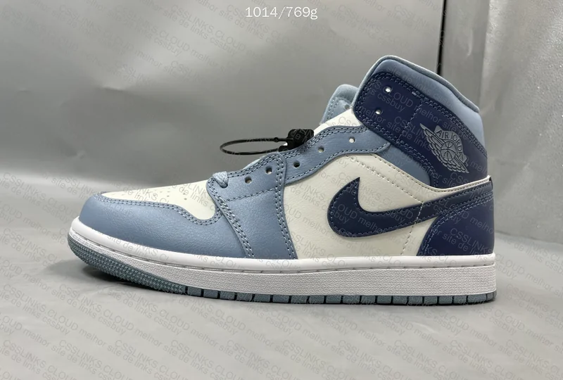 Air Jordan 1 Mid (White Blue) (GL?) 9