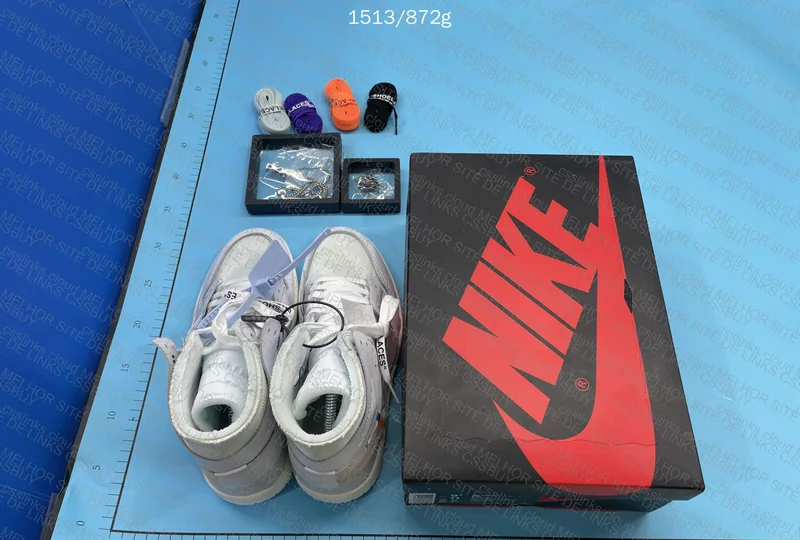 Air Jordan 1 OFF-WHITE Europe LJR + Bonus Jewelry JMDY 8