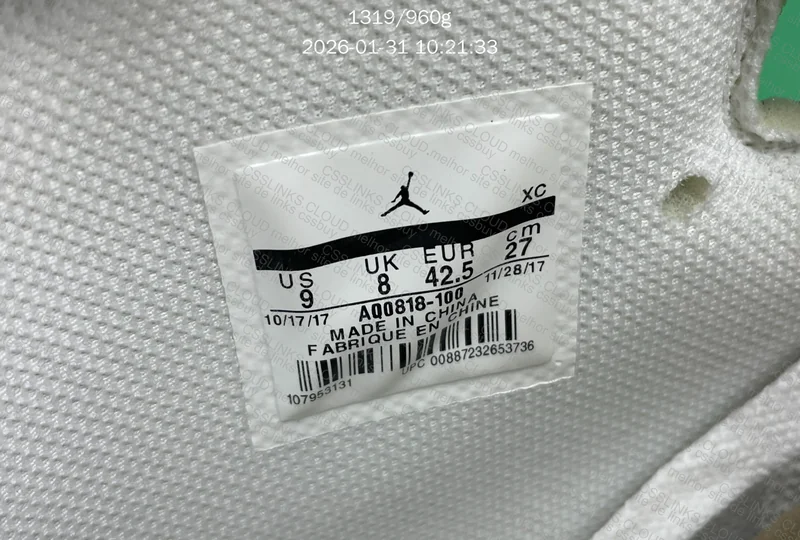 Air Jordan 1 Retro High Off-White Euro (AQ0818-100)