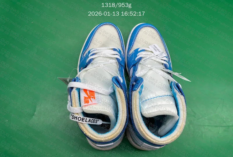 Air Jordan 1 Retro High Off-White University Blue (AQ0818-148) 2