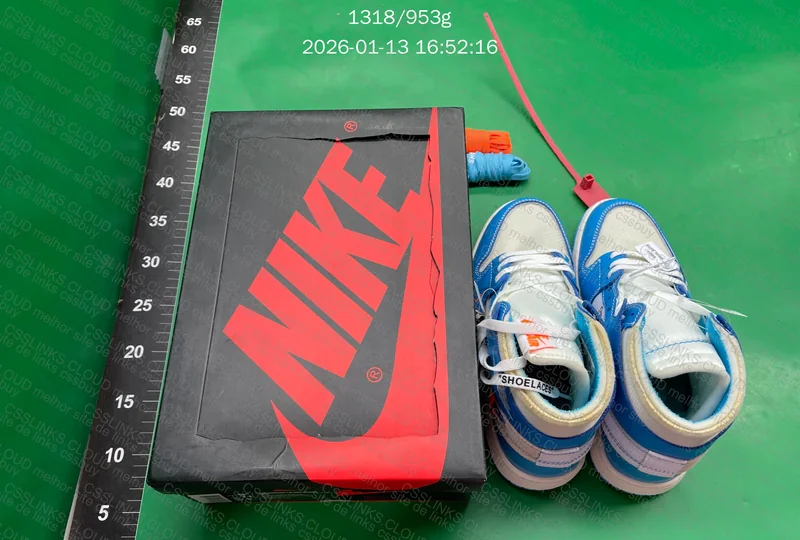Air Jordan 1 Retro High Off-White University Blue (AQ0818-148) 4