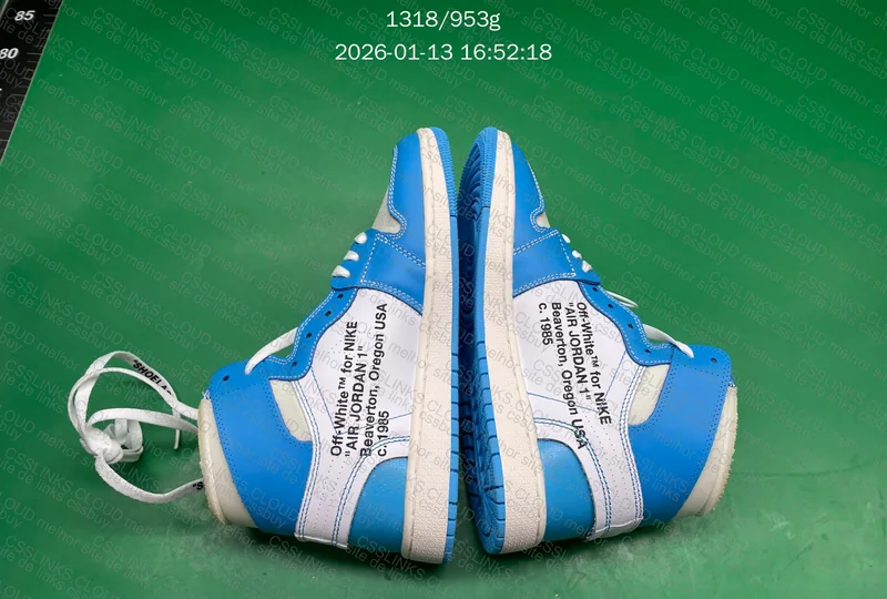 Air Jordan 1 Retro High Off-White University Blue (AQ0818-148) 6