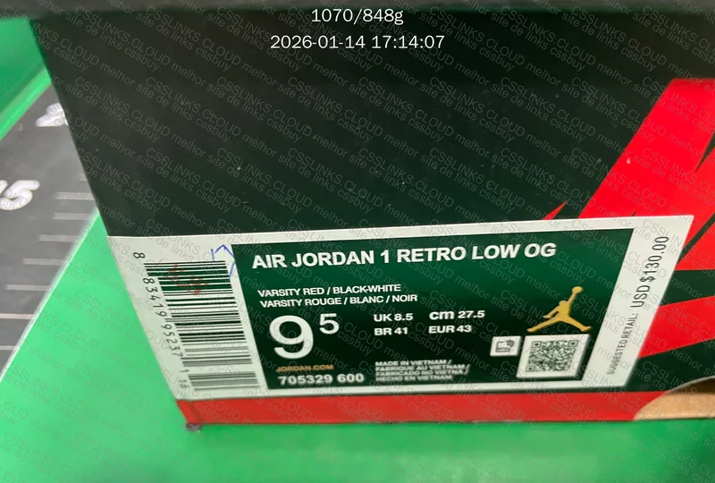 Air Jordan 1 Retro Low Chicago (2016) (705329-600) 2