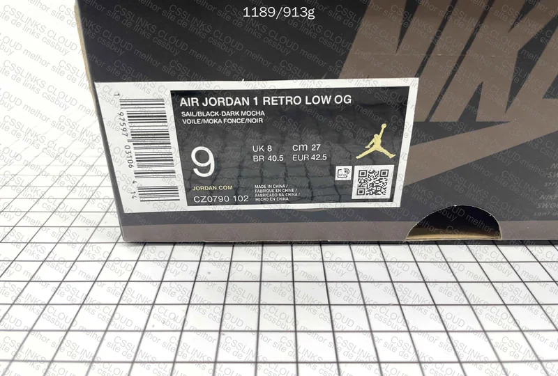 Air Jordan 1 Retro Low OG Mocha 10