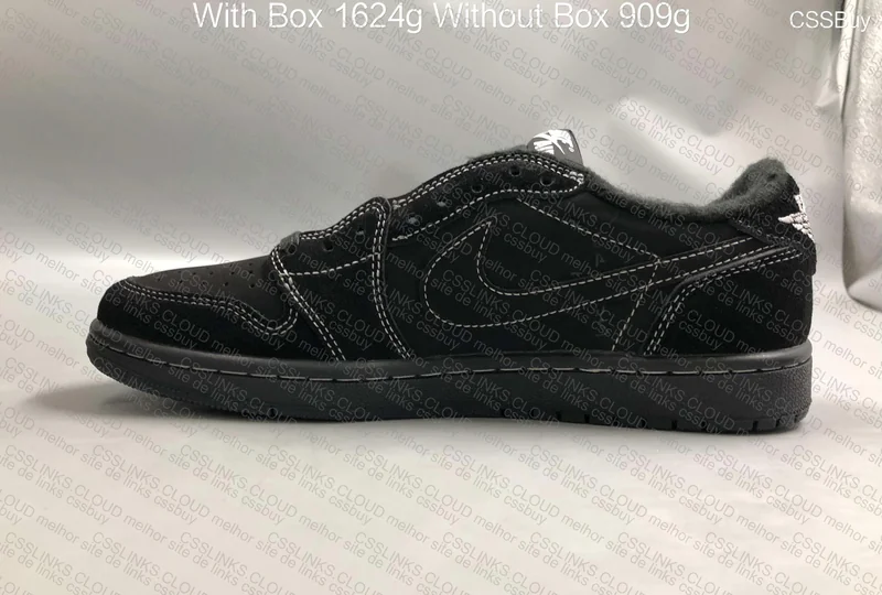Air Jordan 1 Retro Low OG SP Black Phantom 2