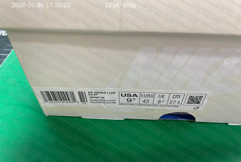 Air Jordan 1 Retro Low OG SP Fragment x Travis Scott Sail Military Blue (DM7866-104) 4
