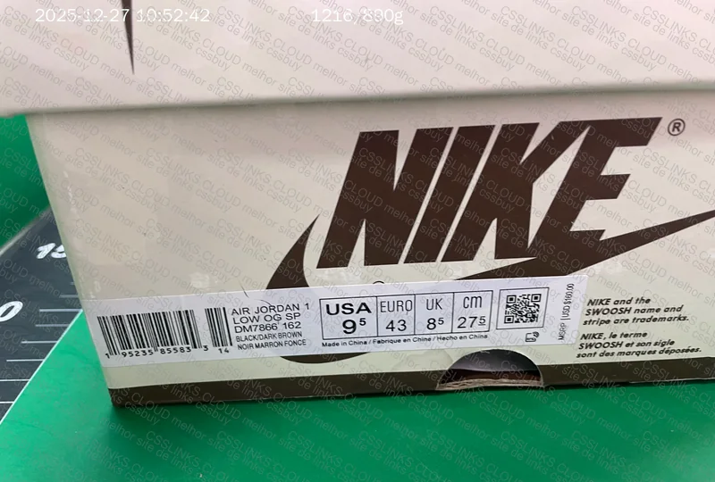 Air Jordan 1 Retro Low OG SP Travis Scott Reverse Mocha (DM7866-162) - New PK4.0 8