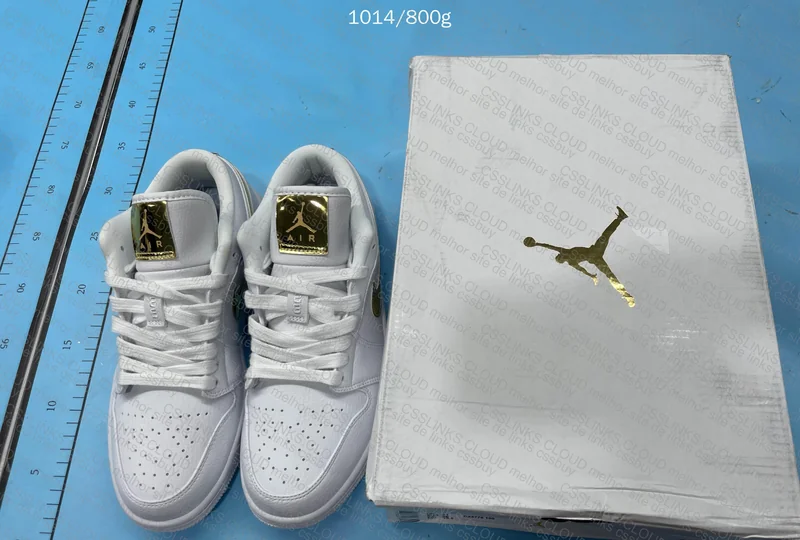 Air Jordan 1 White Metallic Gold GC Batch 10