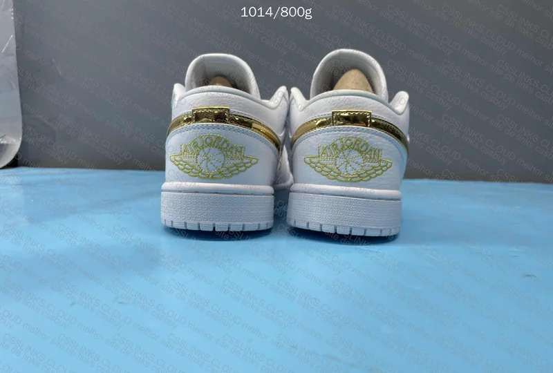 Air Jordan 1 White Metallic Gold GC Batch 3