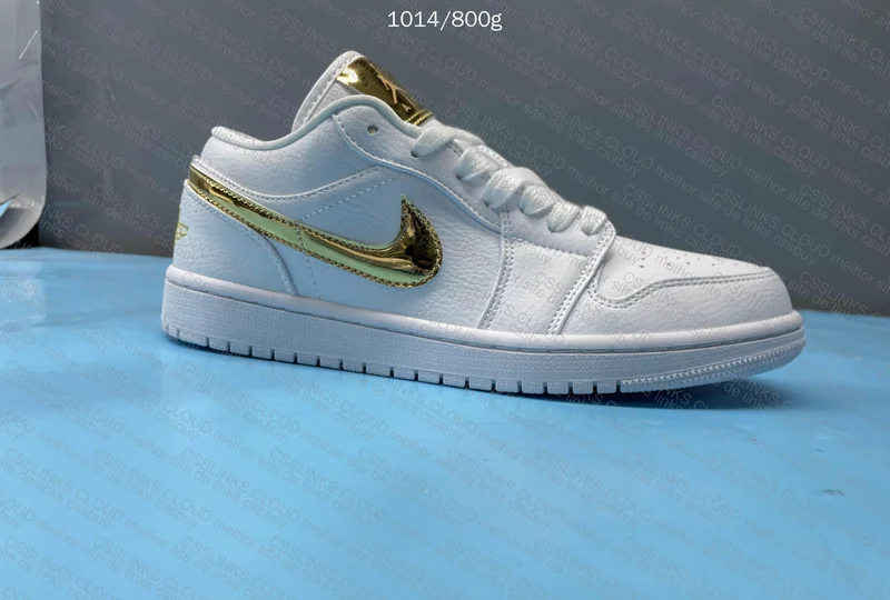 Air Jordan 1 White Metallic Gold GC Batch 5