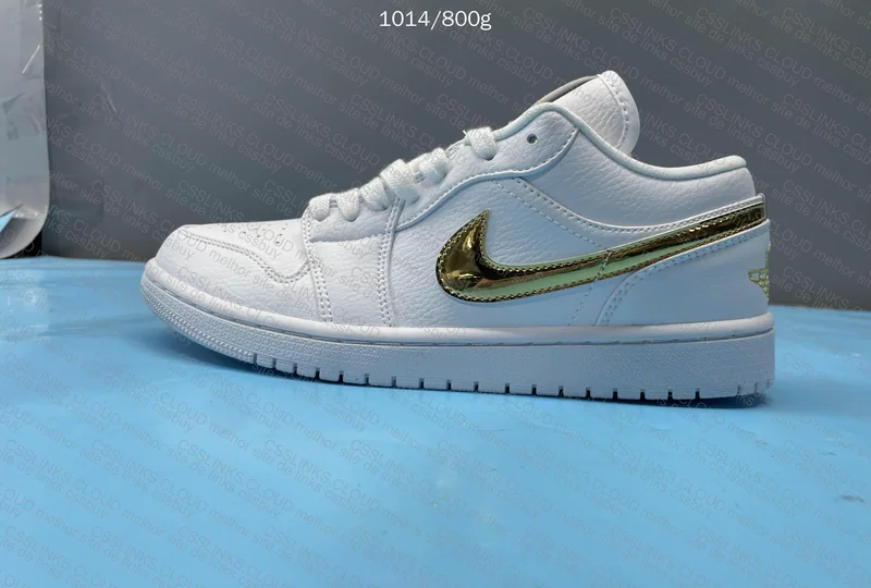 Air Jordan 1 White Metallic Gold GC Batch 7