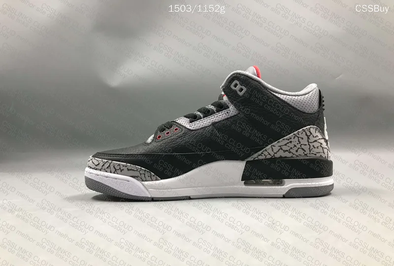 Air Jordan 3 Black Cement 2