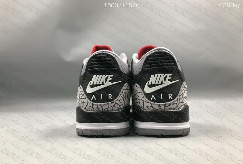 Air Jordan 3 Black Cement 3