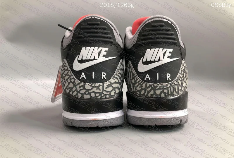 Air Jordan 3 Black Cement 2