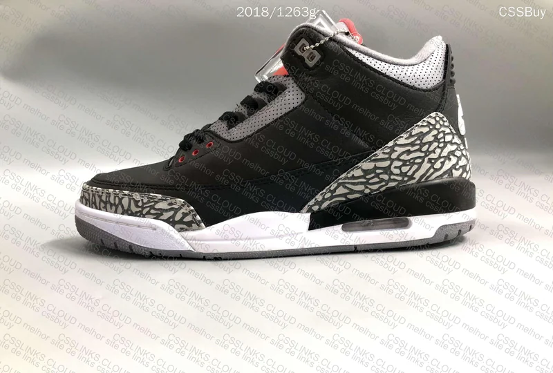 Air Jordan 3 Black Cement 3