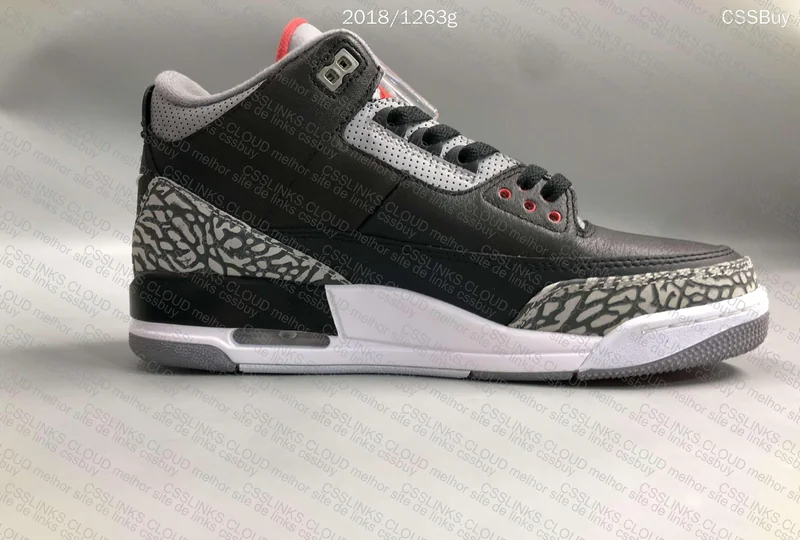 Air Jordan 3 Black Cement 4