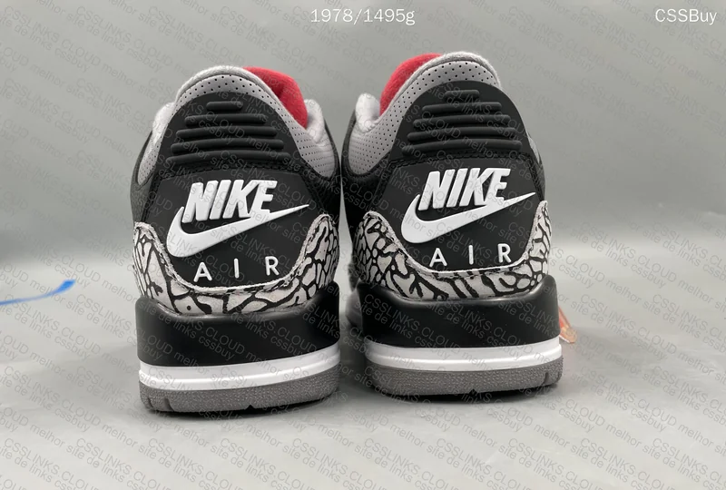 Air Jordan 3 Black Cement 2