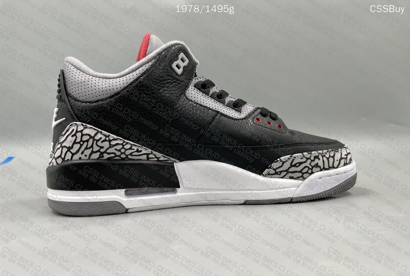 Air Jordan 3 Black Cement 3