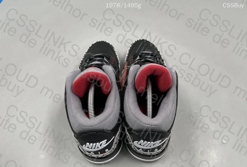 Air Jordan 3 Black Cement 8