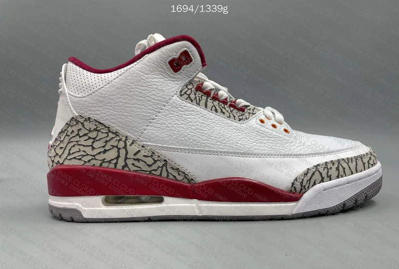 Air Jordan 3 Cardinal Red 4