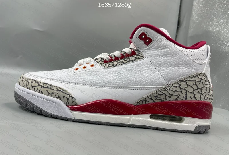 Air Jordan 3 Cardinal Red (GL?) 5