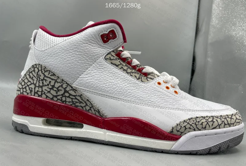 Air Jordan 3 Cardinal Red (GL?) 7