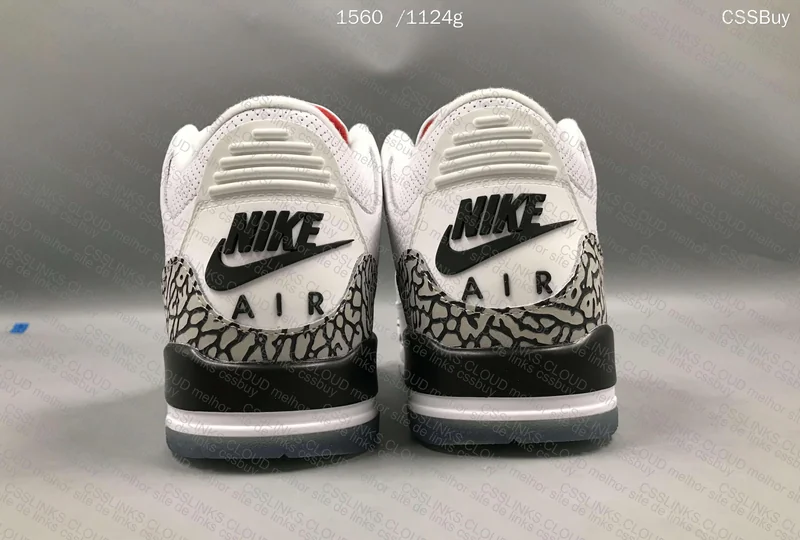 Air Jordan 3 Free Throw Line White Cement 2