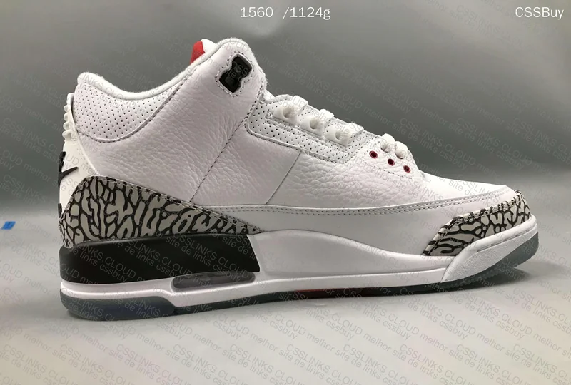 Air Jordan 3 Free Throw Line White Cement 3