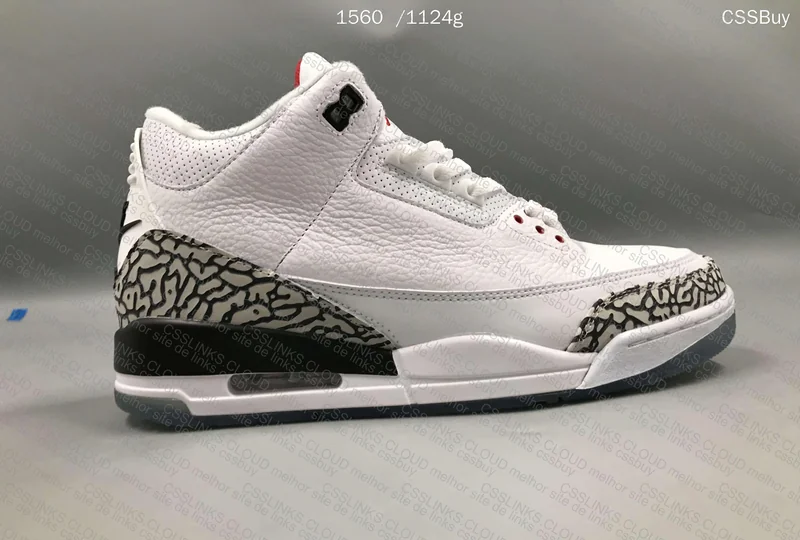 Air Jordan 3 Free Throw Line White Cement 5