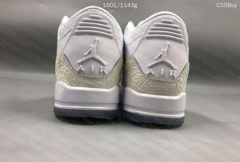 Air Jordan 3 Pure White 4