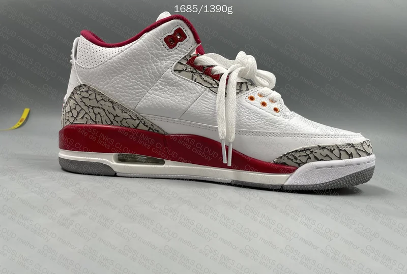 Air Jordan 3 Retro Cardinal Red (158sir) 5