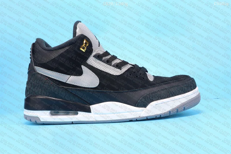 Air Jordan 3 Tinker Black Cement 4