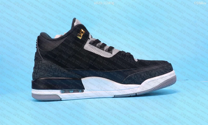 Air Jordan 3 Tinker Black Cement 7