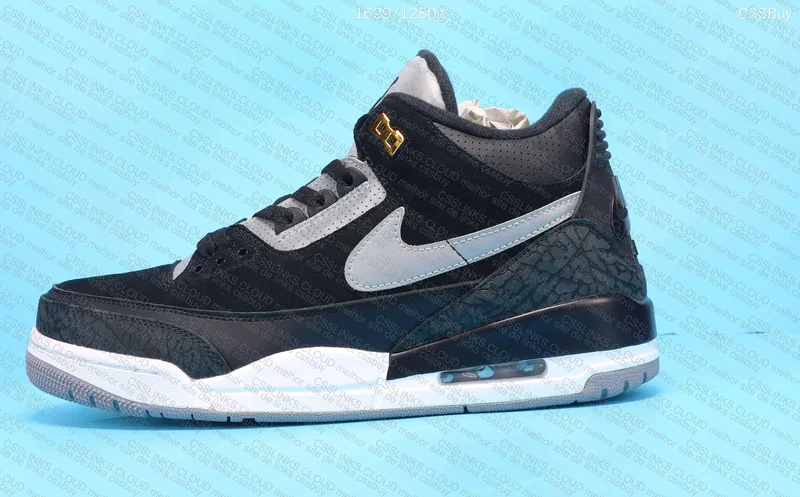 Air Jordan 3 Tinker Black Cement 8