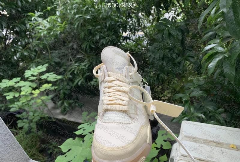 Air Jordan 4 / AJ4 - Off White 99¥ B Grade 5