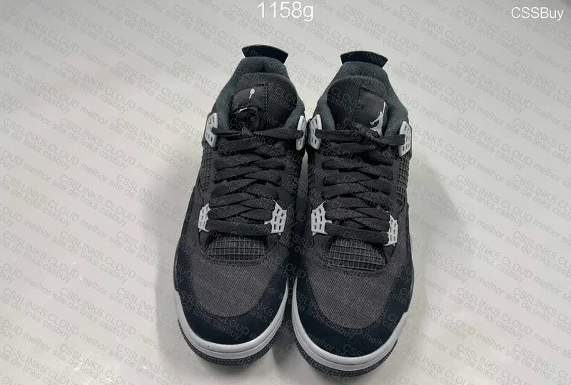Air Jordan 4 Black Canvas