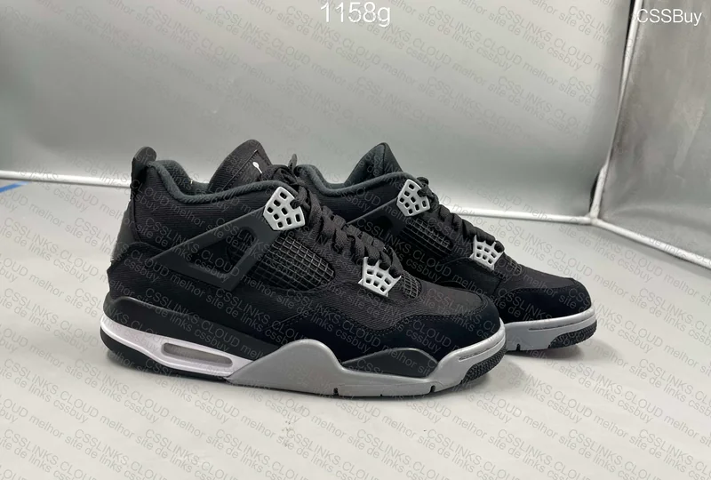 Air Jordan 4 Black Canvas 2