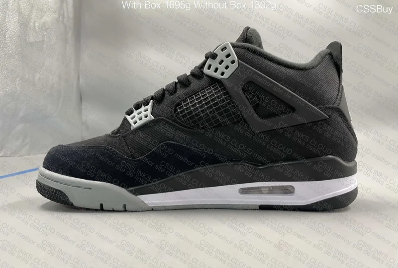 Air Jordan 4 Black Canvas 4