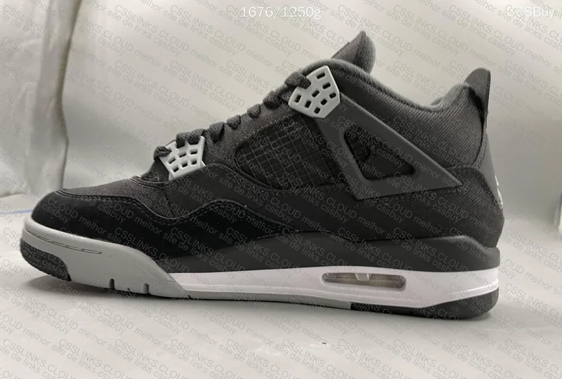 Air Jordan 4 Black Canvas