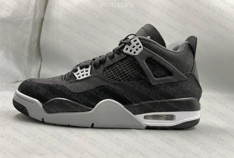 Air Jordan 4 Black Canvas 3