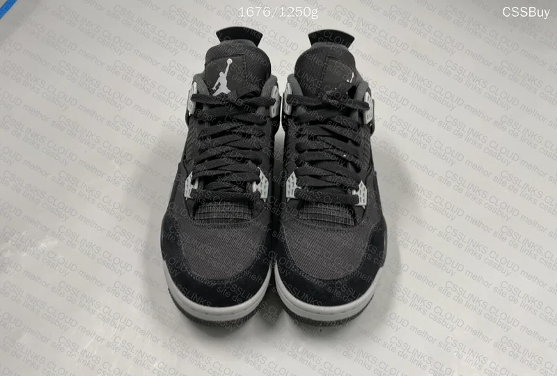 Air Jordan 4 Black Canvas 6