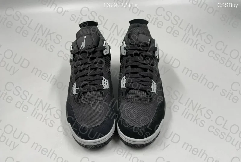 Air Jordan 4 Black Canvas