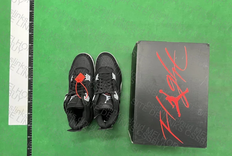 Air Jordan 4 Black Canvas