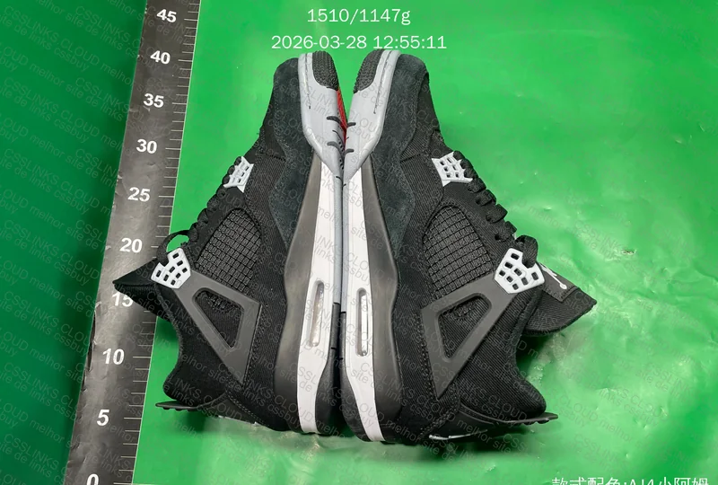 Air Jordan 4 "Black Canvas" 6